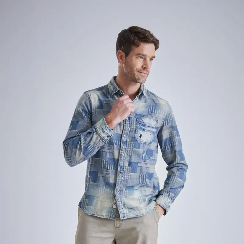 MCS Shirts Men Navy Blue-4
