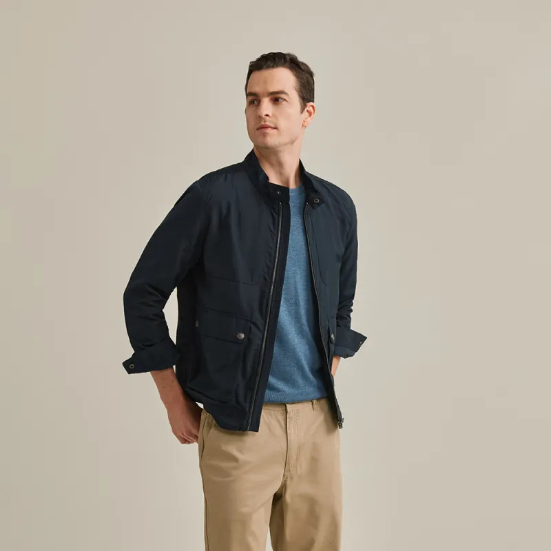 MCS Jackets Coats Men Navy Blue-6