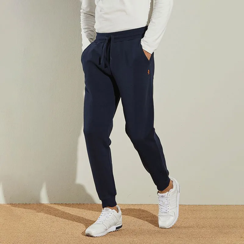 MCS Knitted Sports Pants Men's Navy Blue-2