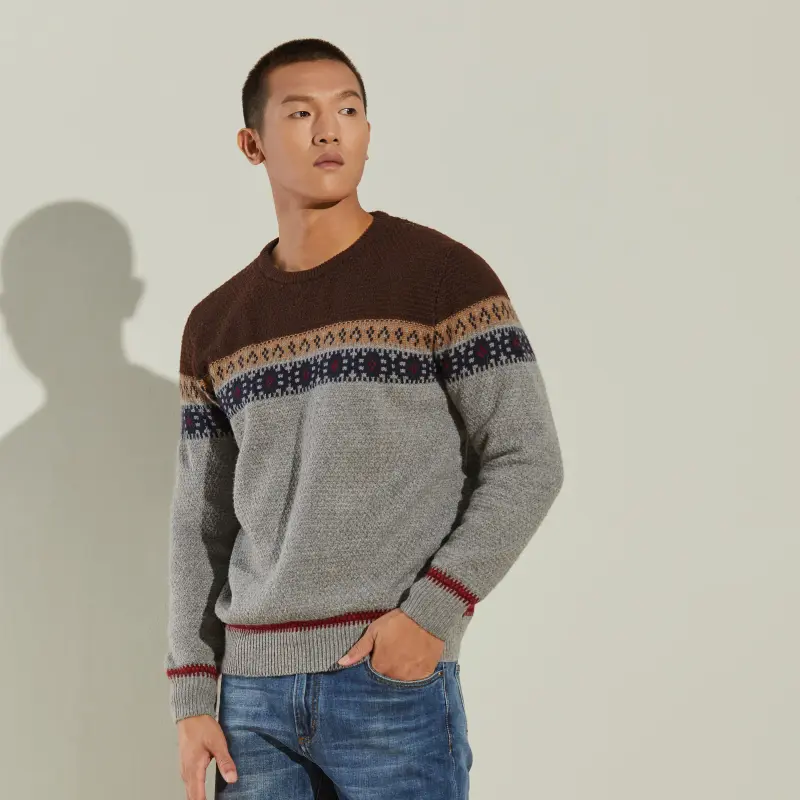 MCS Sweaters Men Coffee-3