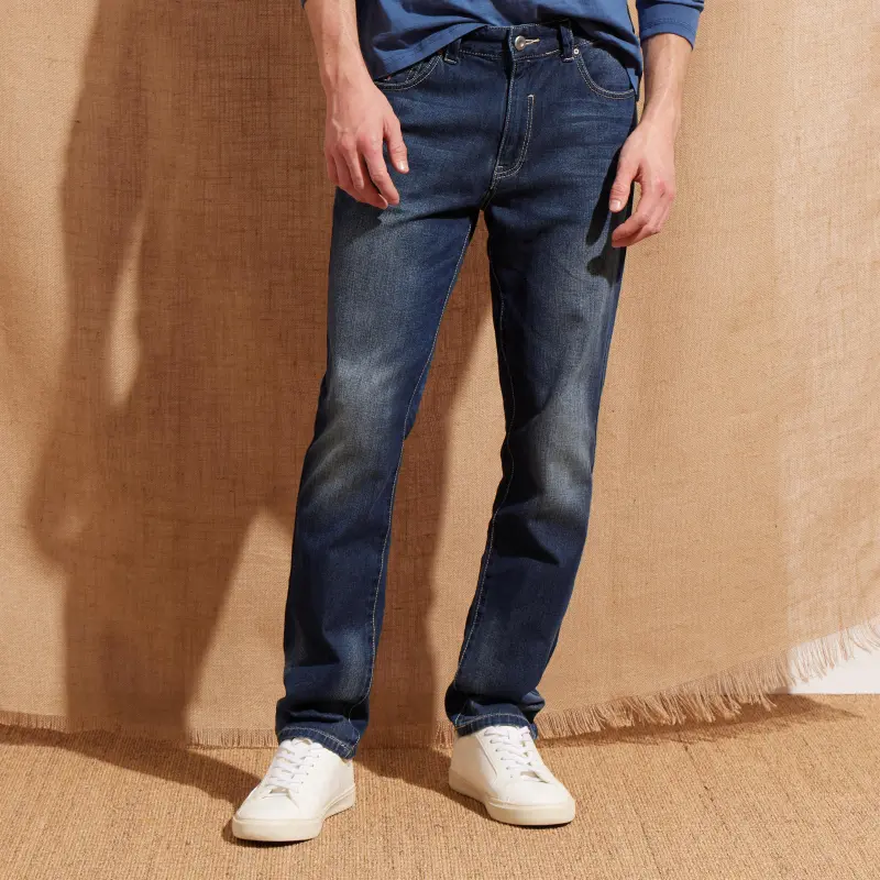 MCS Jeans Men Deep Sea Blue J8-3