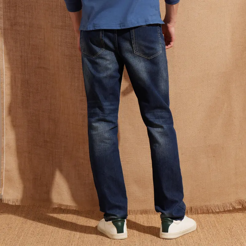 MCS Jeans Men Deep Sea Blue J8-2