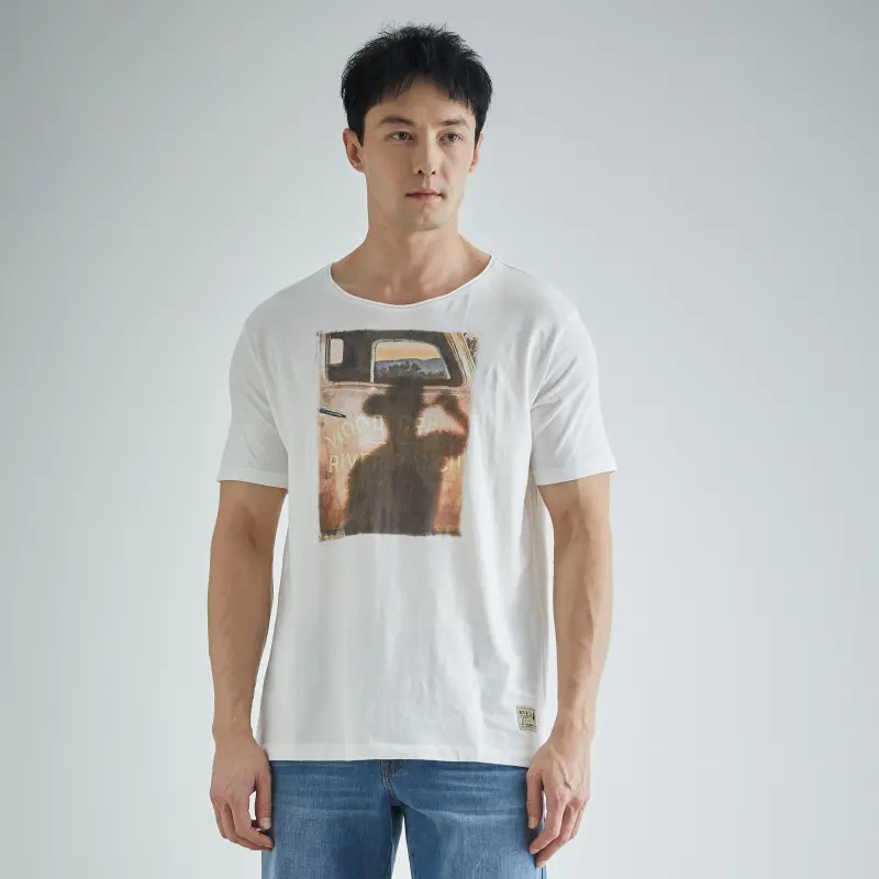 MCS T Shirts Men White 002-2
