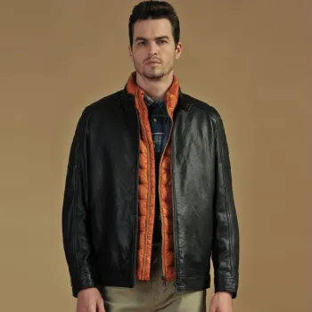 MCS Leather Jackets Men