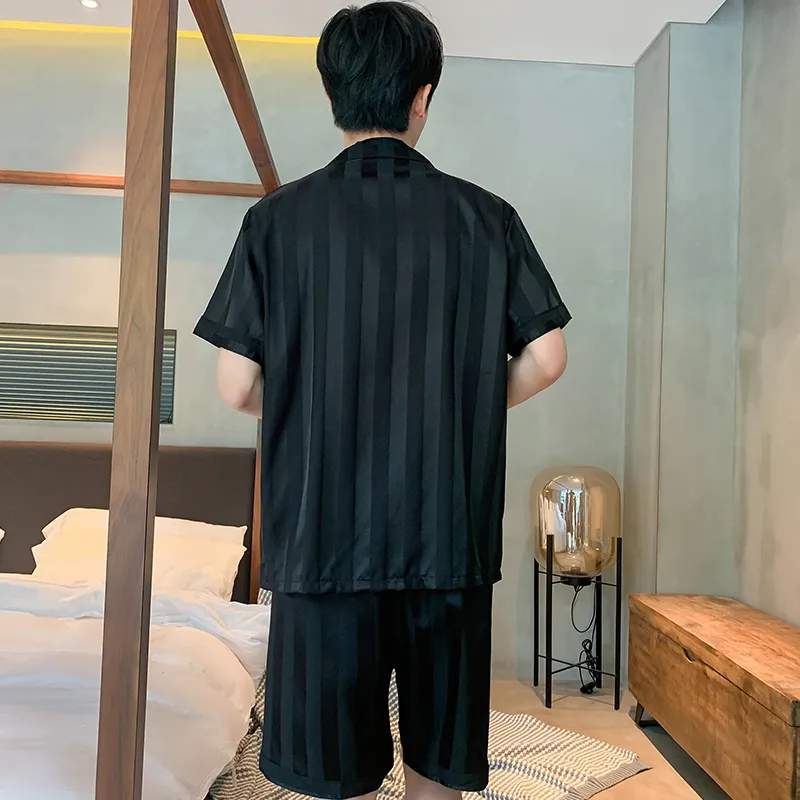Lan Miao Pajama Set Men's Premium Black-3