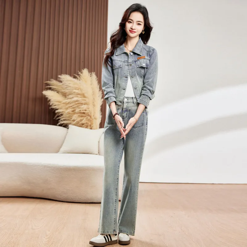 Fele.d Casual Suit Women's Light Blue-3