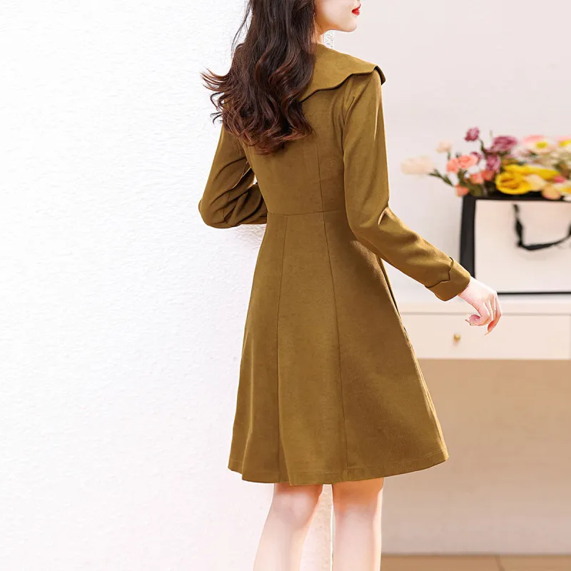 Fele.d Long Sleeved Dress Women's-4