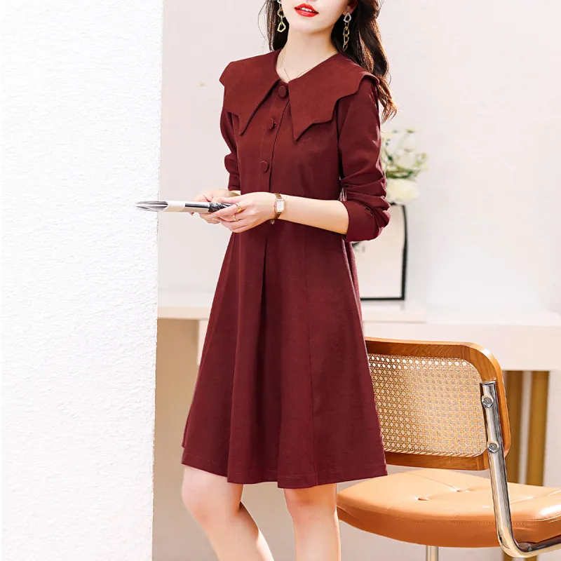 Fele.d Long Sleeved Dress Women's-6