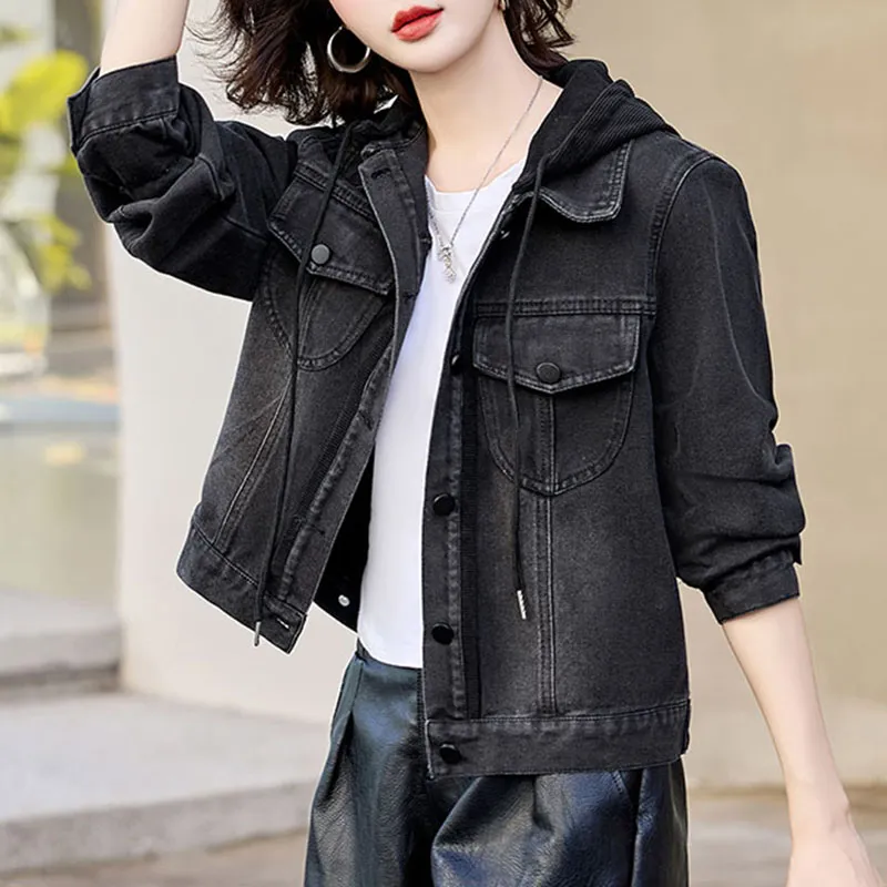 Fele.d Denim Jackets Women's-12