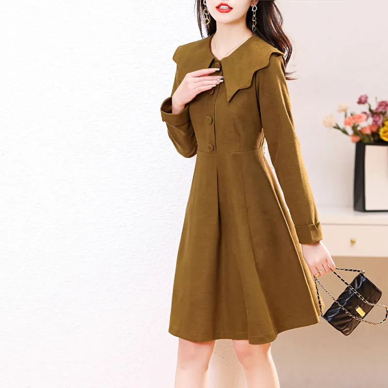 Fele.d Long Sleeved Dress Women's-2