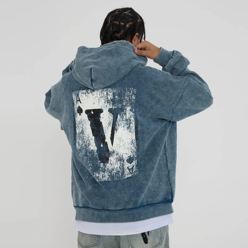 VLONE Sweatshirts Unisex Blue-4