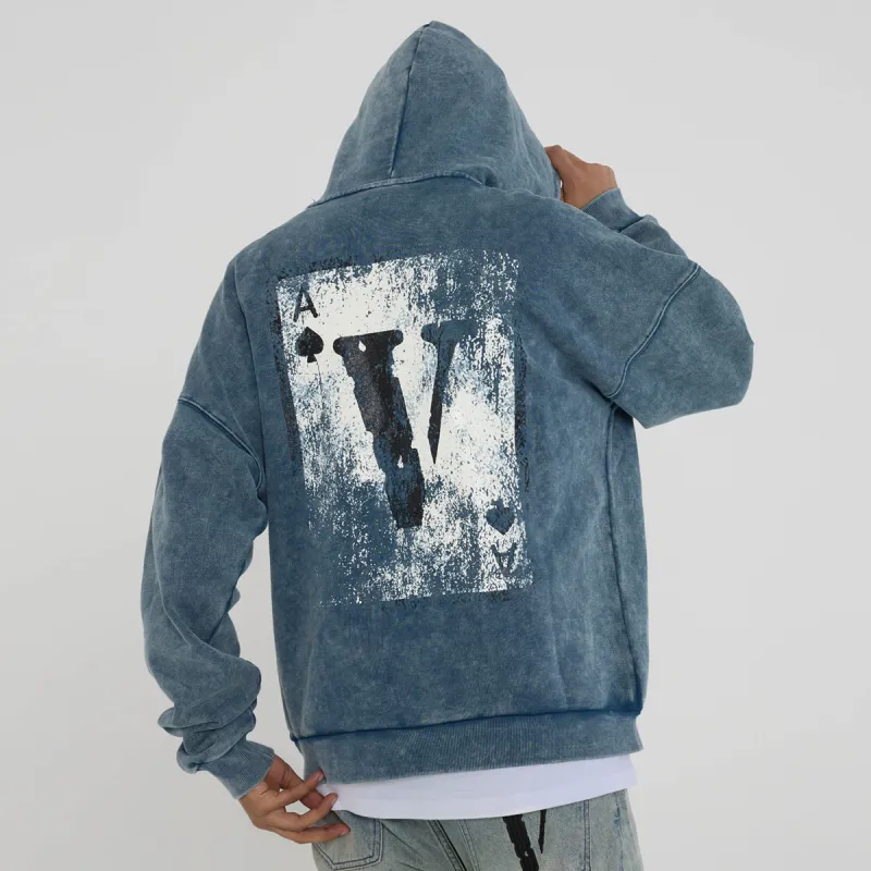 VLONE Sweatshirts Unisex Blue-2