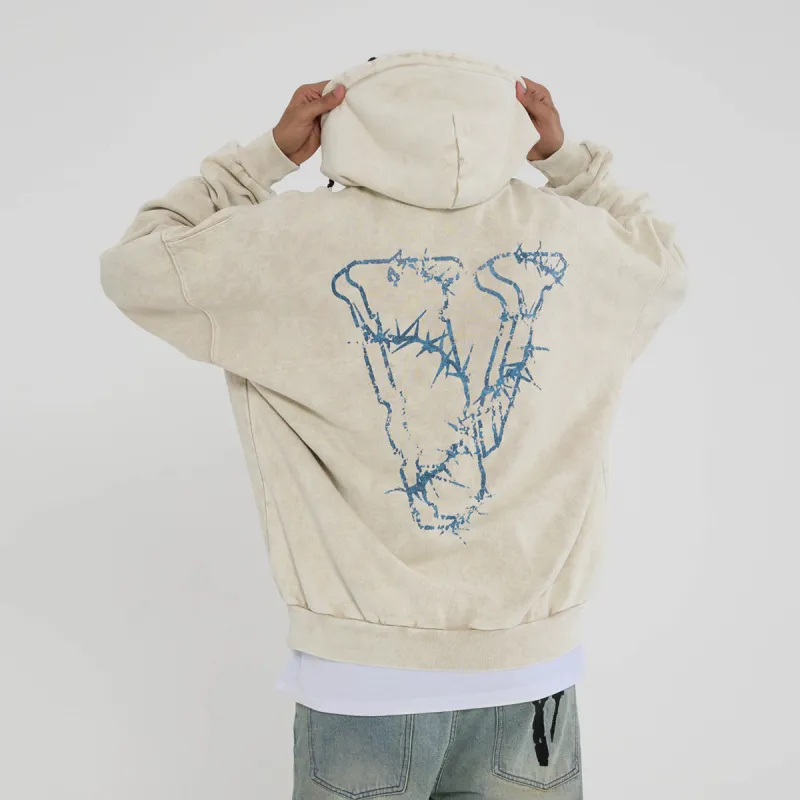 VLONE Sweatshirts Unisex Beige-2