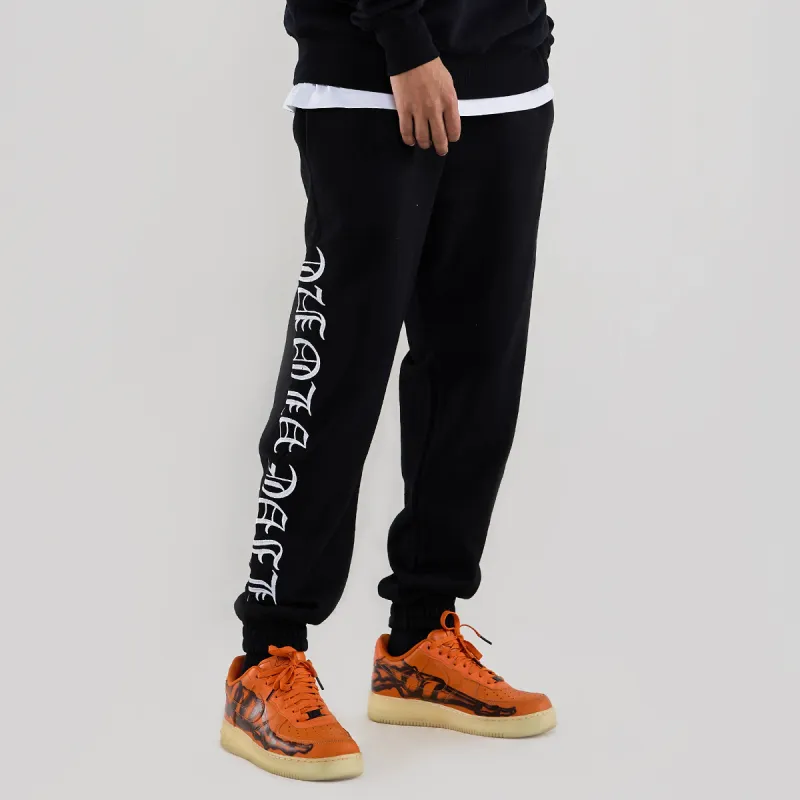 VLONE Gothic Alphabet Series Sweatpants Unisex-7