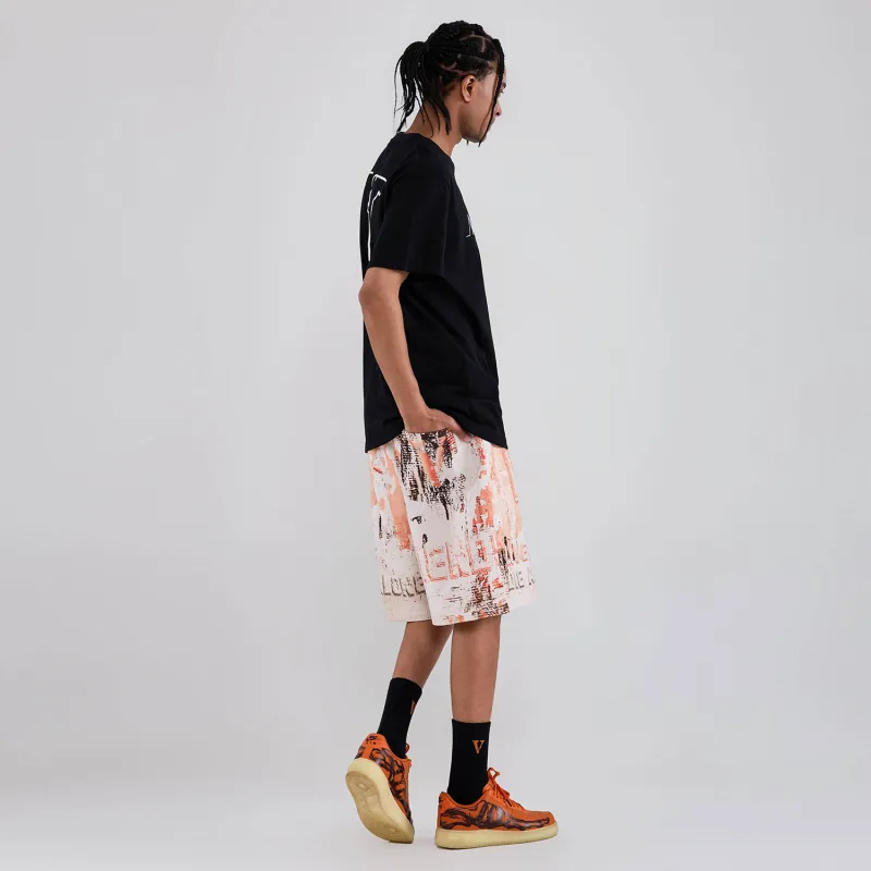 VLONE Casual Shorts Unisex Set Of 2 Black+Gray Pink-6