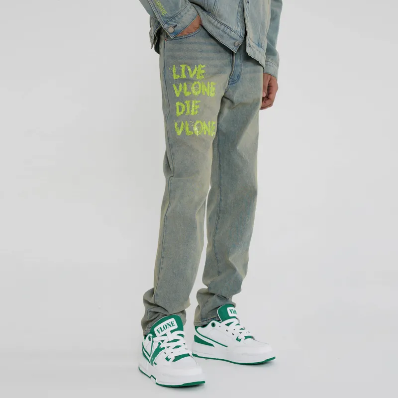 VLONE Straight Fit Jeans Unisex-4