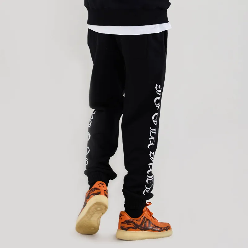 VLONE Gothic Alphabet Series Sweatpants Unisex-5