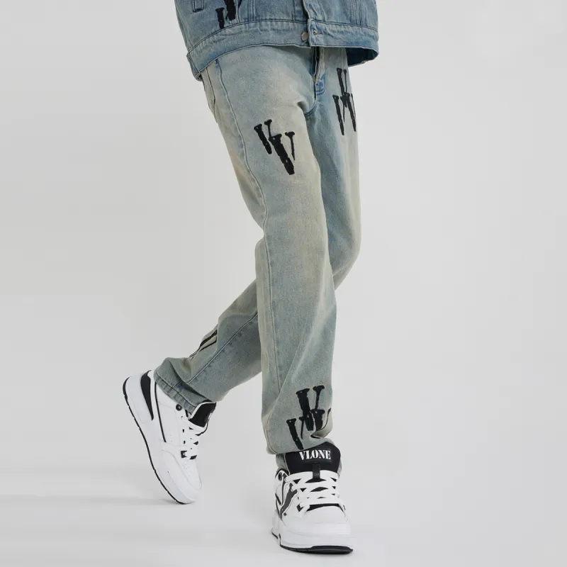 VLONE Straight Fit Jeans Unisex-9