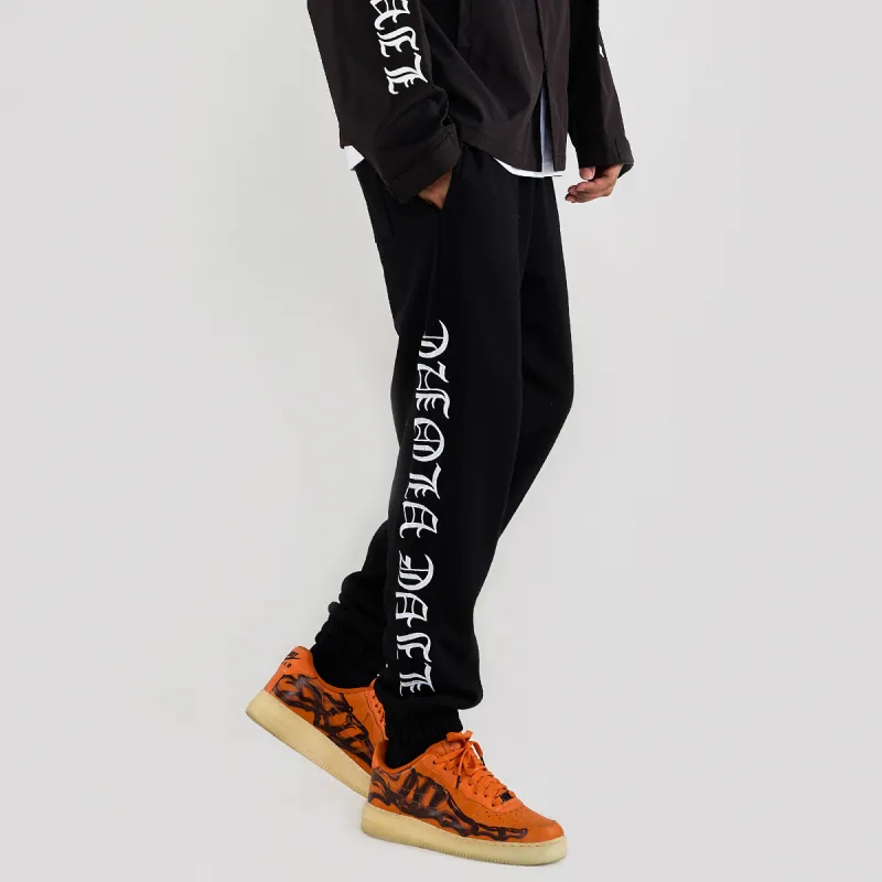 VLONE Gothic Alphabet Series Sweatpants Unisex-2