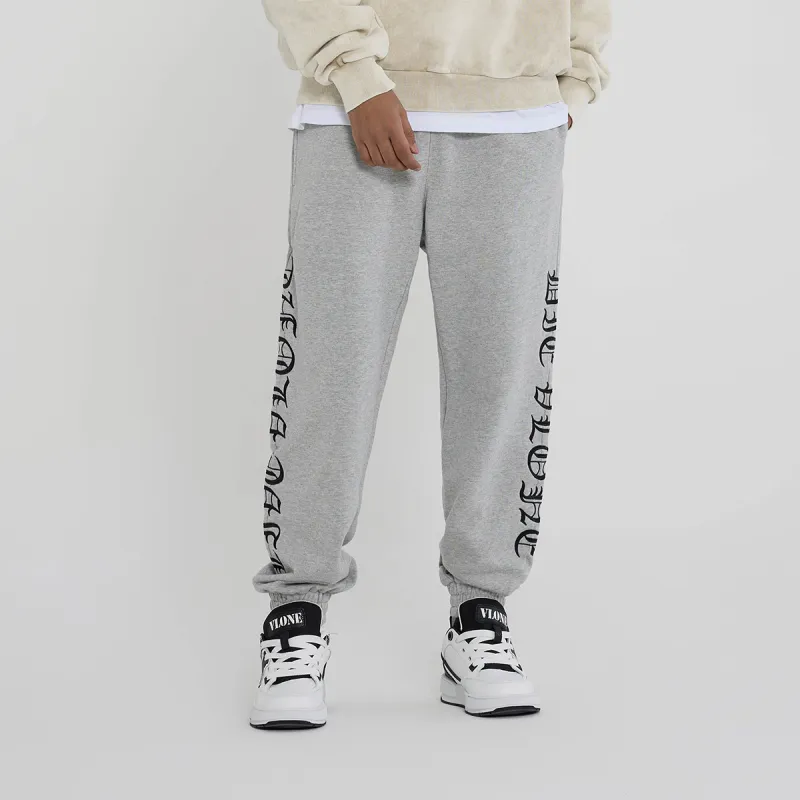VLONE Gothic Alphabet Series Sweatpants Unisex-11