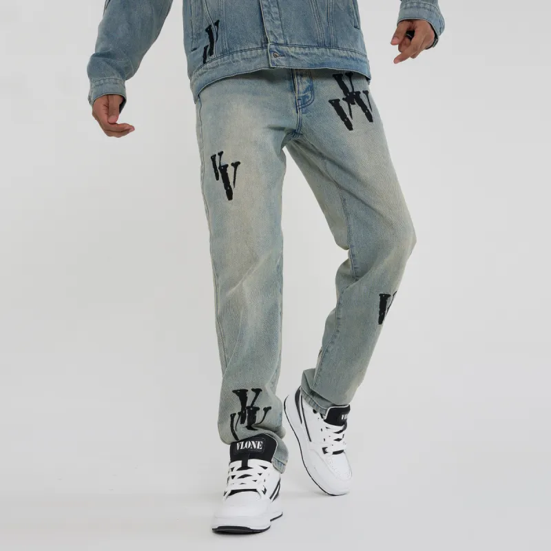 VLONE Straight Fit Jeans Unisex-6