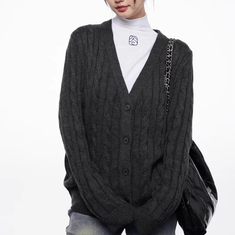 ELEVEN SLEEP Sweater Women's Dark Gray-2