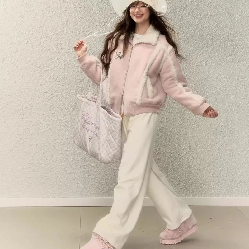 ELEVEN SLEEP Jackets Coats Women's Pink-2