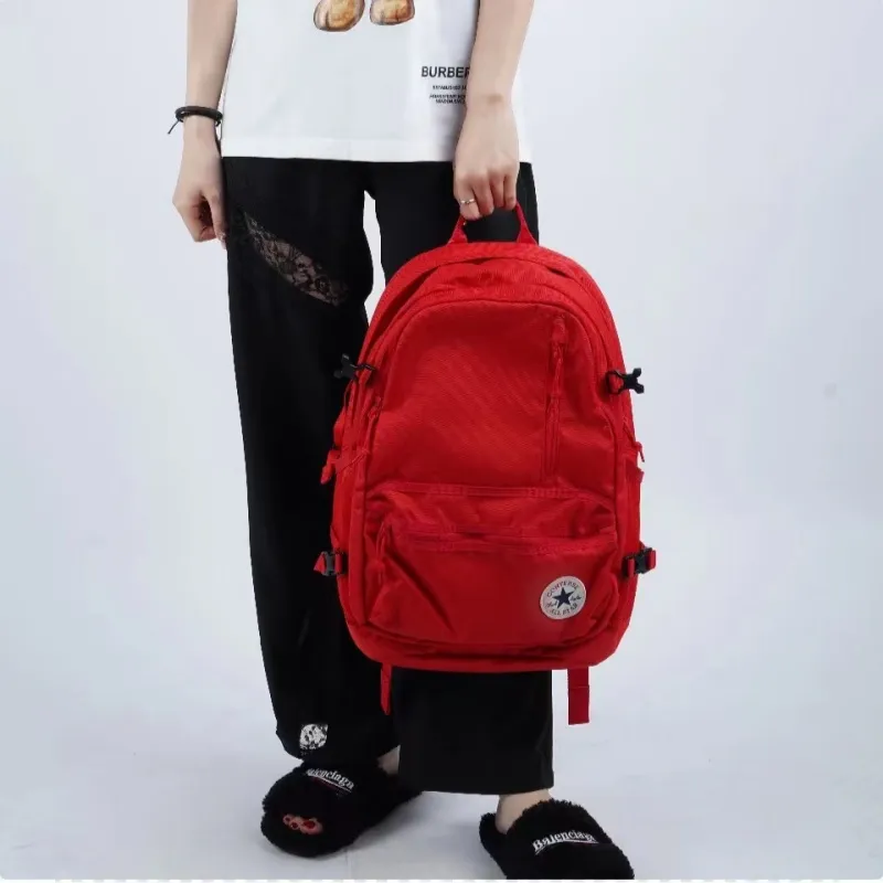 Converse Polyester Backpack Regular Unisex Red-6