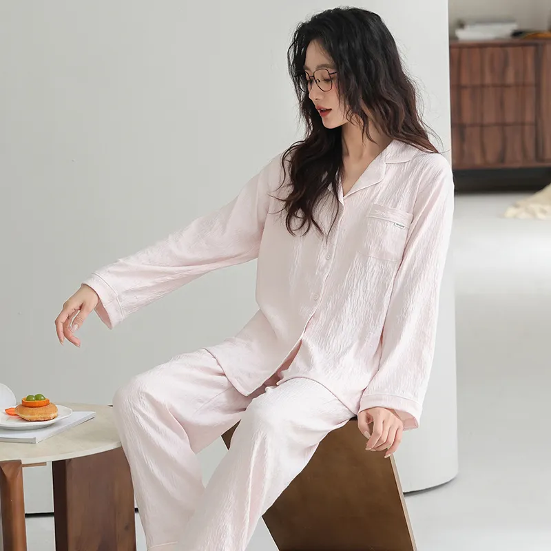 Huggy Kissy Pajama Set Women's Light Pink-5