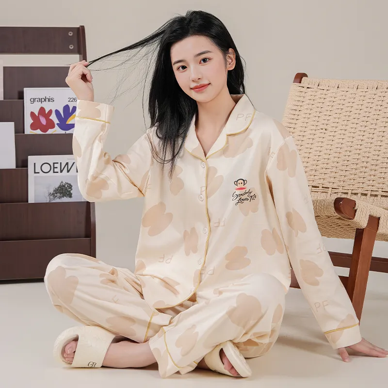 PAUL FRANK Pajama Set Women's Apricot-5