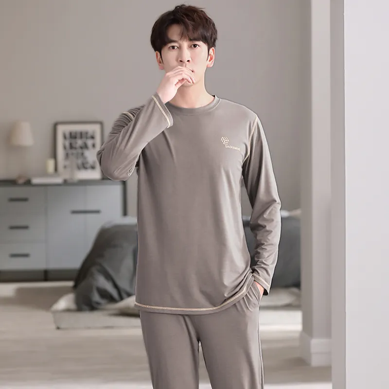 Huggy Kissy Pajama Set Men's Khaki-3