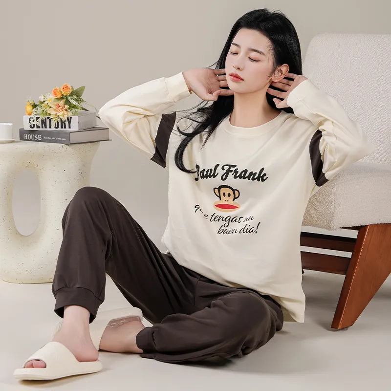 PAUL FRANK Pajama Set Women's Apricot-3