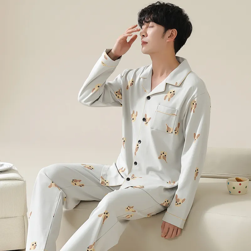 Huggy Kissy Men Pajama Sets-3