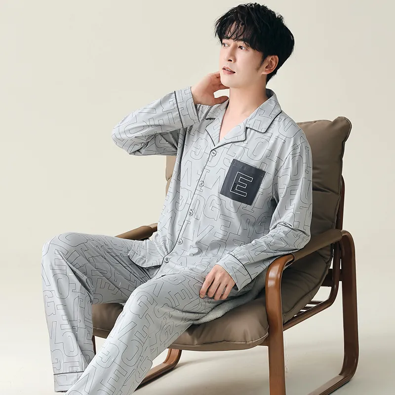 Huggy Kissy Men Pajama Sets-14