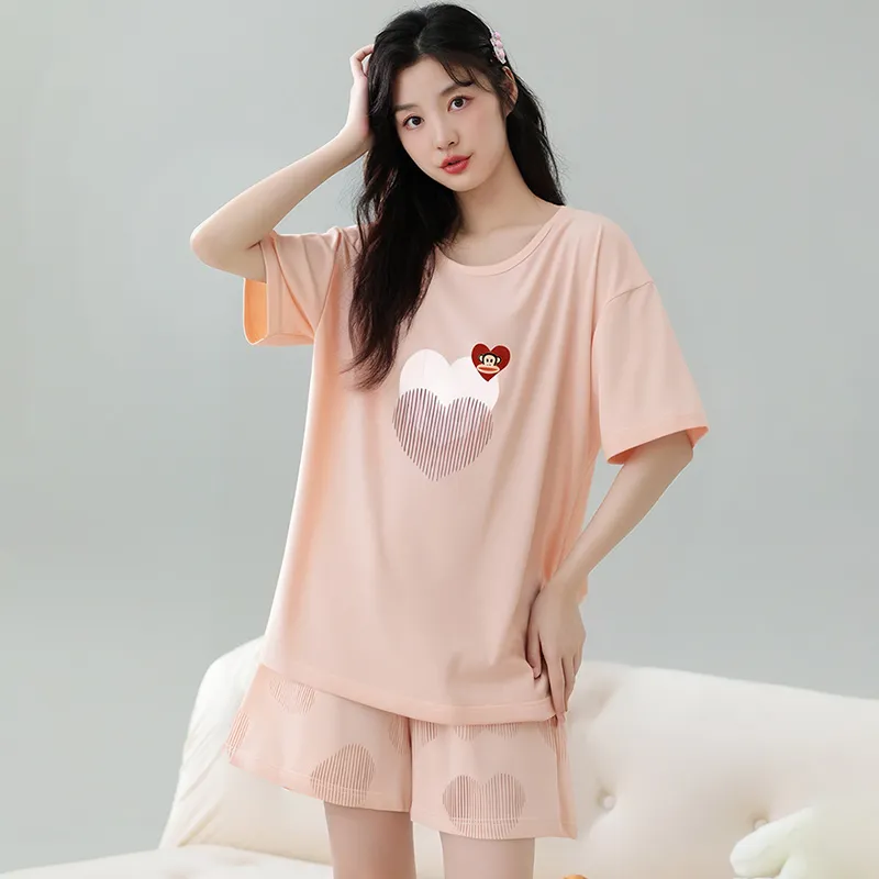 PAUL FRANK Pajama Set Women's Light Pink-3