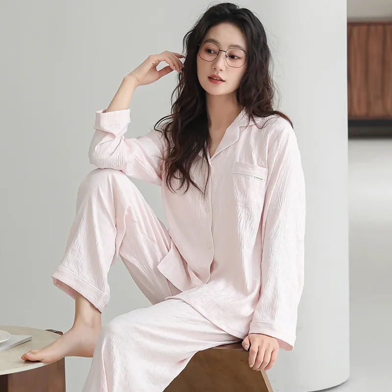 Huggy Kissy Pajama Set Women's Light Pink-3