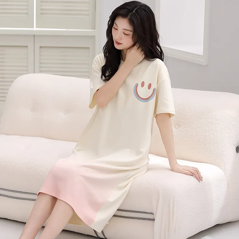 Huggy Kissy Nightgown Women's Light Pink-2