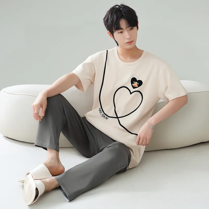 PAUL FRANK Pajama Set Men's Apricot-1