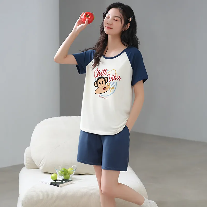 PAUL FRANK Pajama Set Women's Gray Blue-2