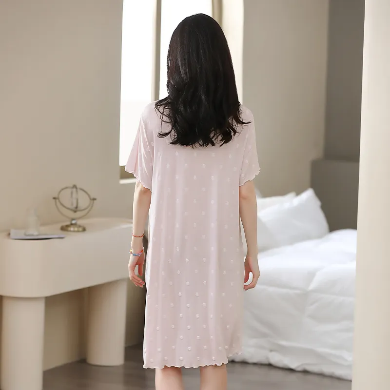 Huggy Kissy Nightgown Women's Dusty Pink-1