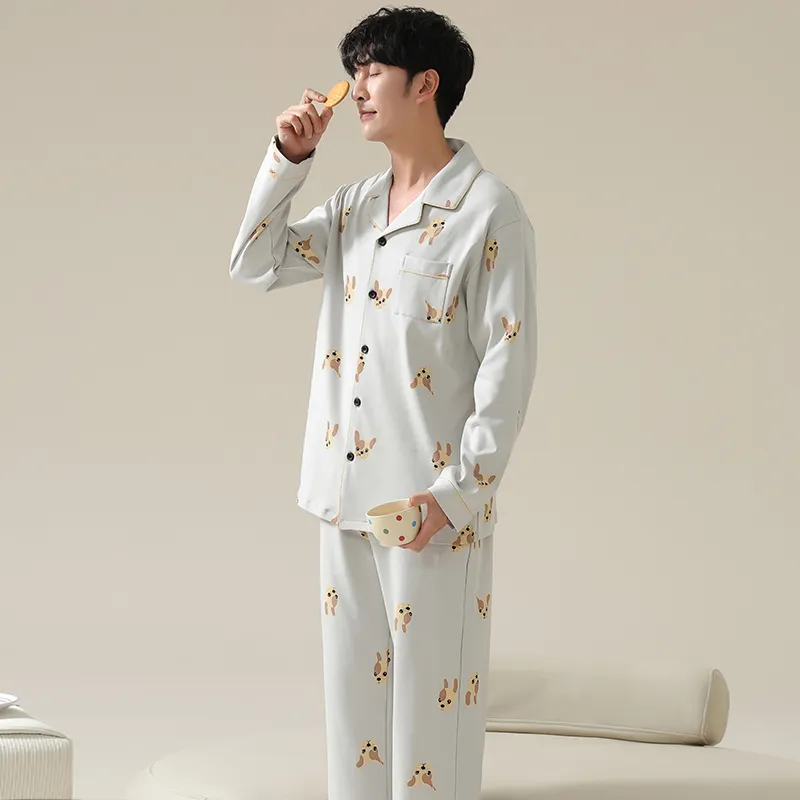 Huggy Kissy Men Pajama Sets-4