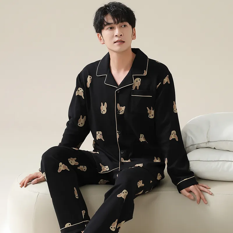 Huggy Kissy Men Pajama Sets-9