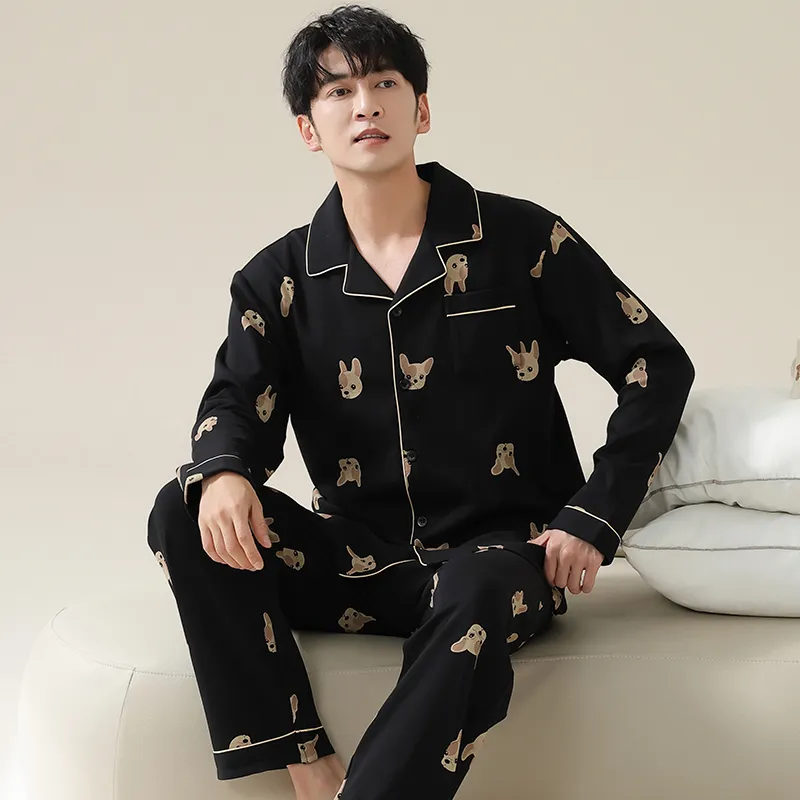 Huggy Kissy Men Pajama Sets-8