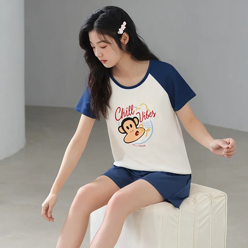 PAUL FRANK Pajama Set Women's Gray Blue-3