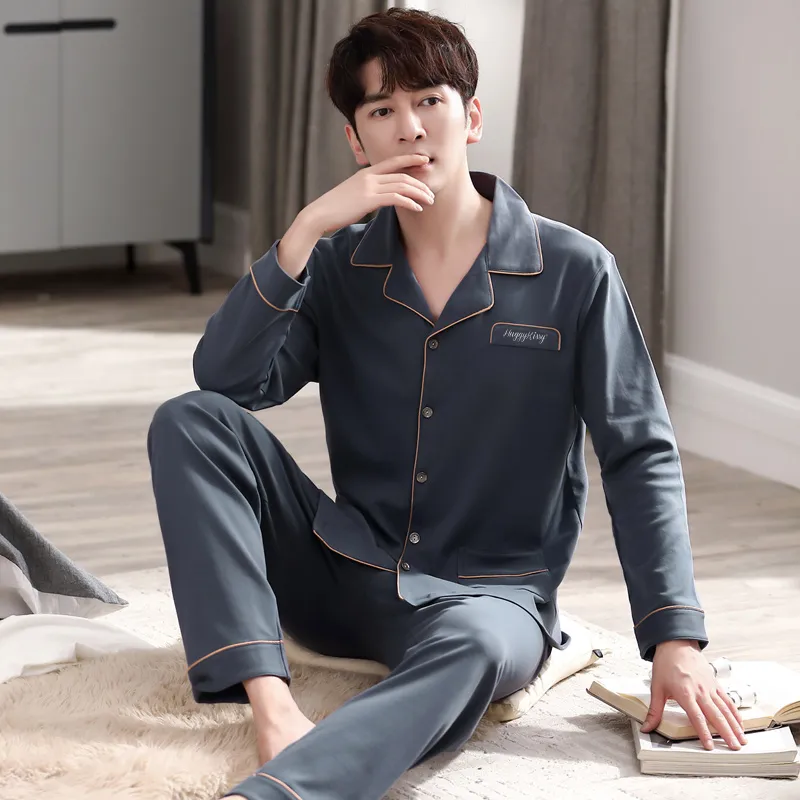 Huggy Kissy Pajama Set Men's Pencil Gray-5