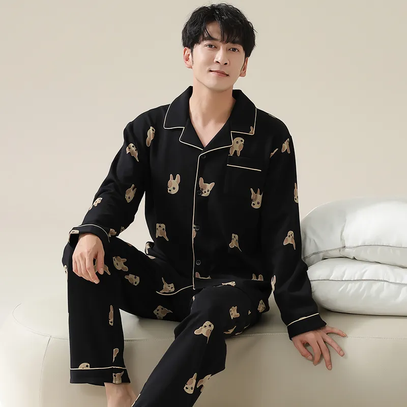 Huggy Kissy Men Pajama Sets-7