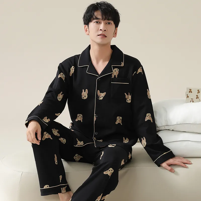 Huggy Kissy Men Pajama Sets-11