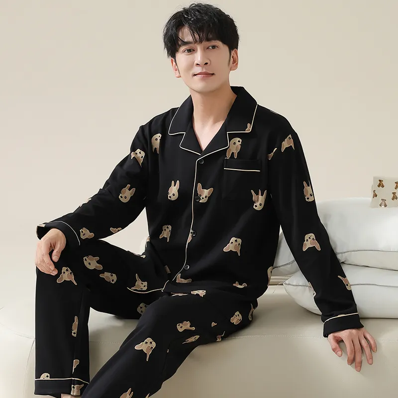Huggy Kissy Men Pajama Sets-10