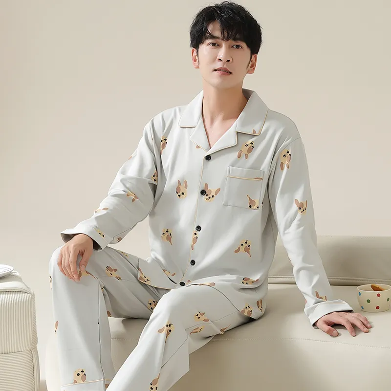 Huggy Kissy Men Pajama Sets-1