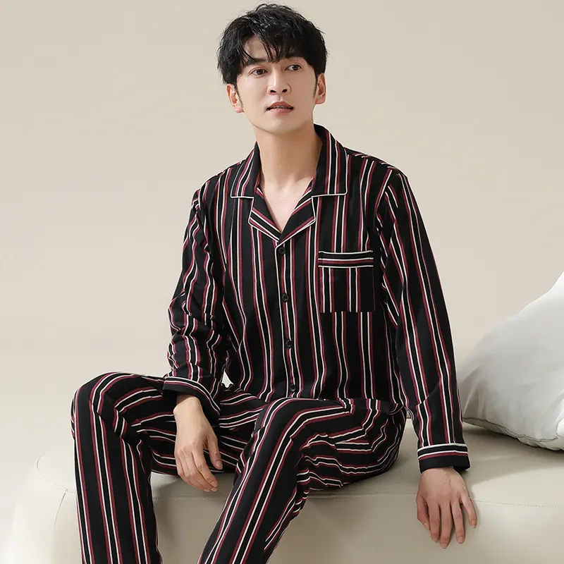 Huggy Kissy Pajama Set Men's Black-3